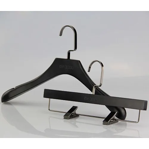 YT black wood women clothes hanger luxury lady wood hanger