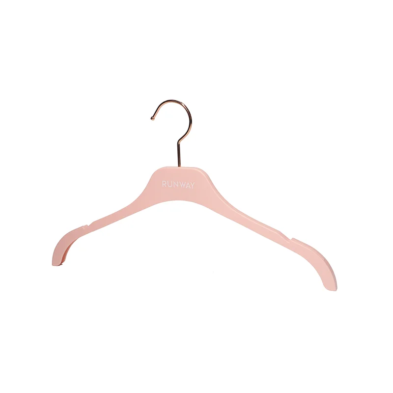YT wholesale pink plastic hanger slim plastic clothes hanger