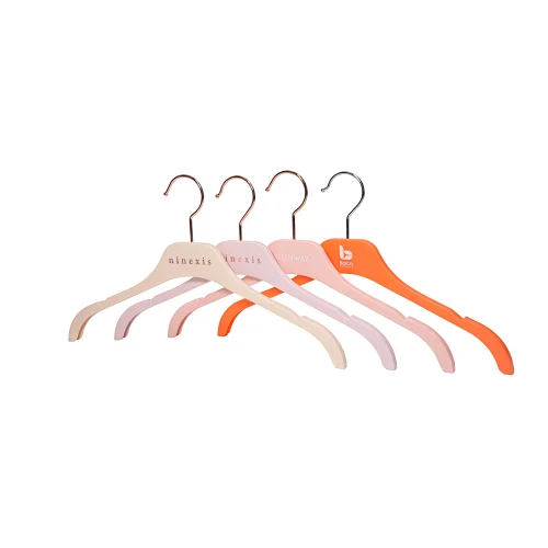 YT wholesale pink plastic hanger slim plastic clothes hanger