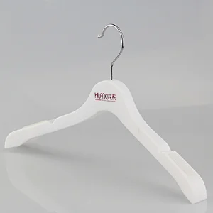 YT multifunctional white plastic top cloth hanger for men and women clothes display