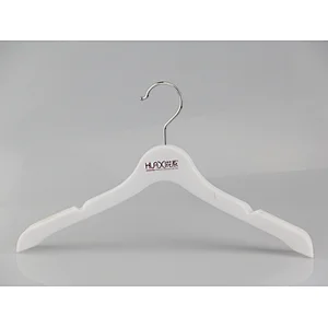 YT multifunctional white plastic top cloth hanger for men and women clothes display