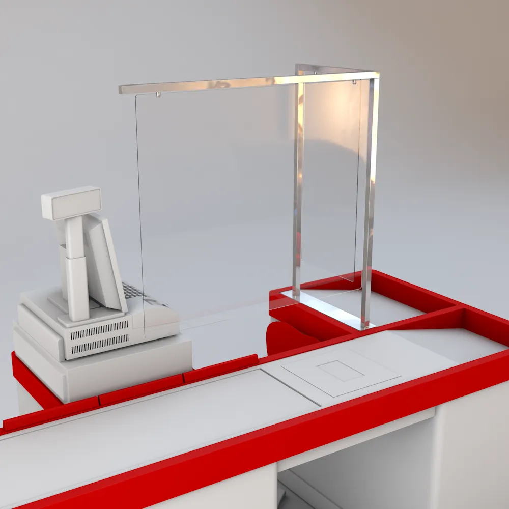 Cash register isolation board