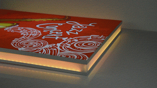 rgb tension fabric light box