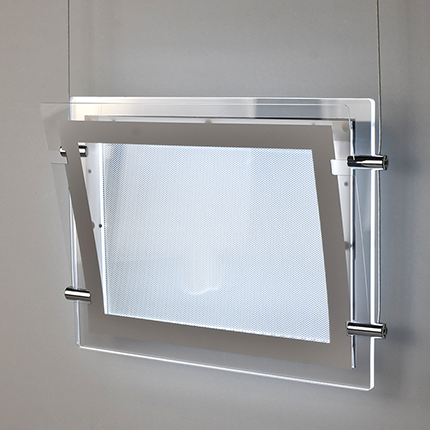 hanging acrylic light box