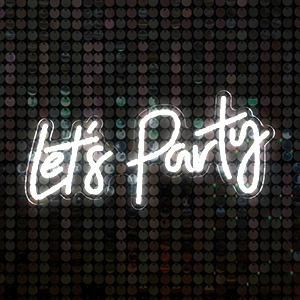 led happy birthday neon sign