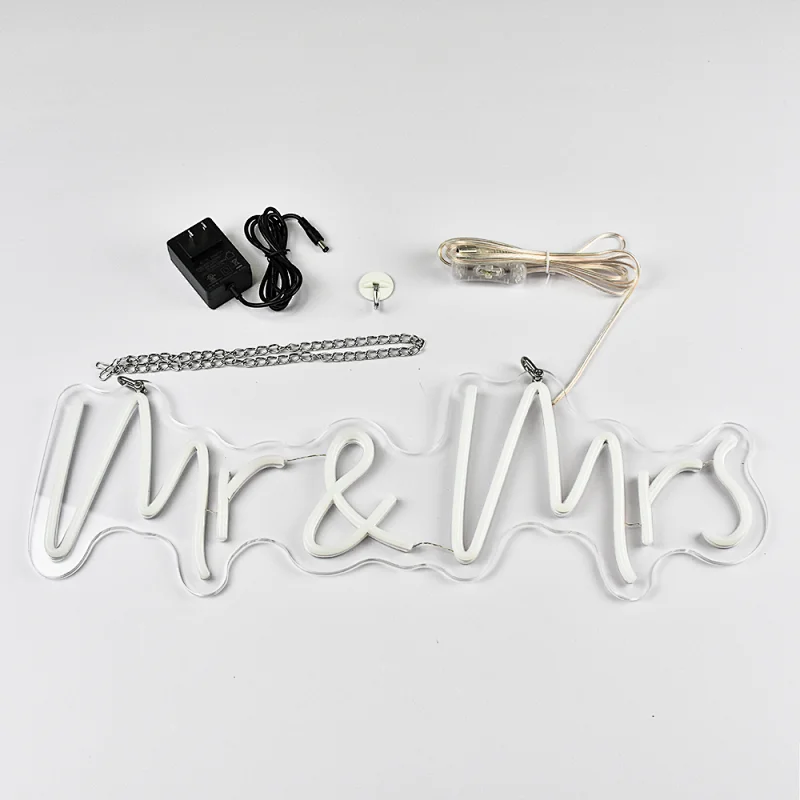 led Mr&Mrs neon sign