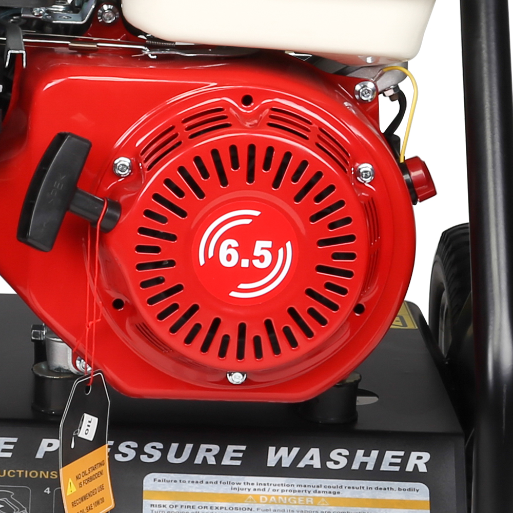 150 bar 6.5hp 喷气汽油动力高压清洗机