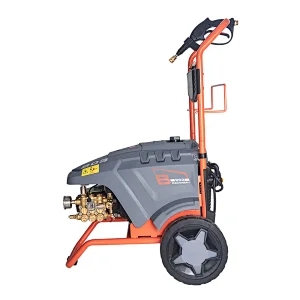 中国商业 2.2kw 功率电动压力洗车机带手推车