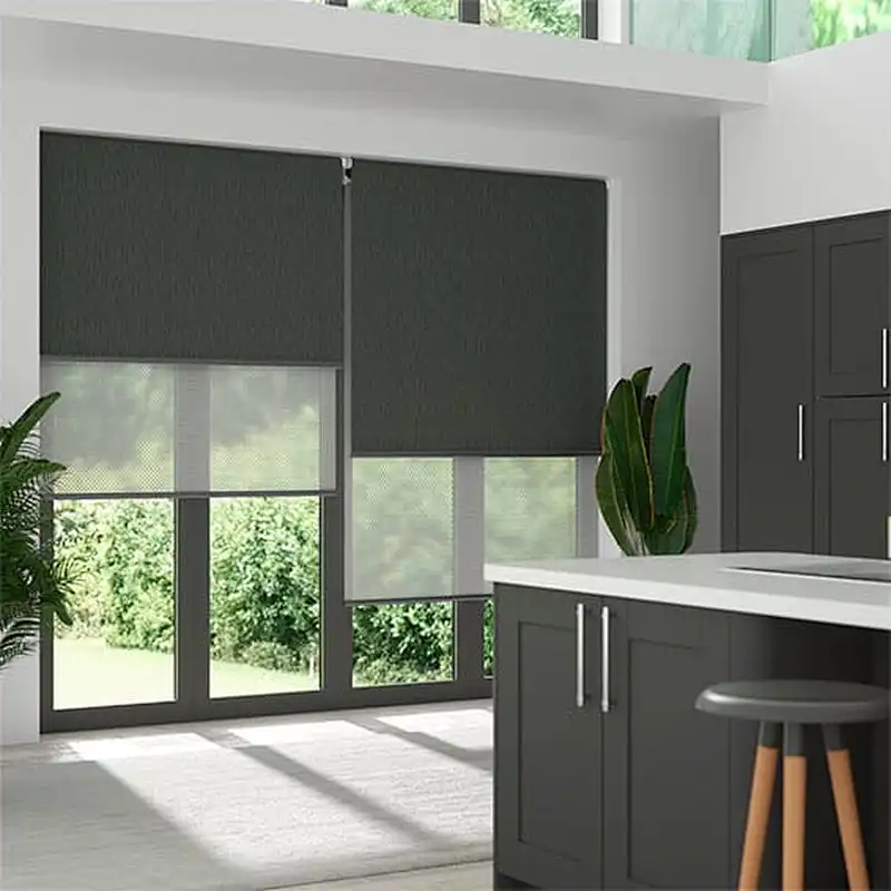day and night dual roller shades , double roller blinds blackout