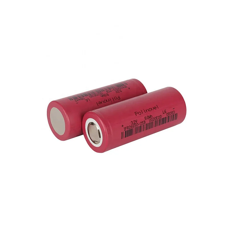 Polinovel High Discharge Rate 20C Lithium 26650 Lifepo4 Cell 3.2 V 2500mah