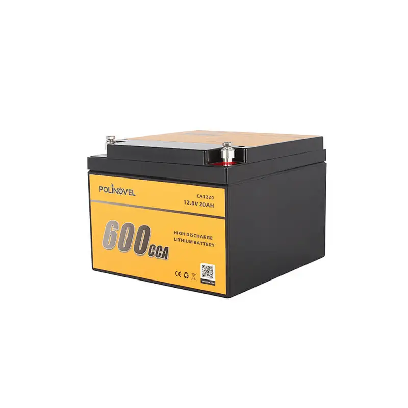 Polinovel 600CCA Lifepo4 12 Volt Audio Car Lithium Ion Battery