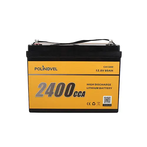 Polinovel 2400CCA Lifepo4 Cranking Car Audio Starter Jumpstarter Ion Lithium Starting Battery