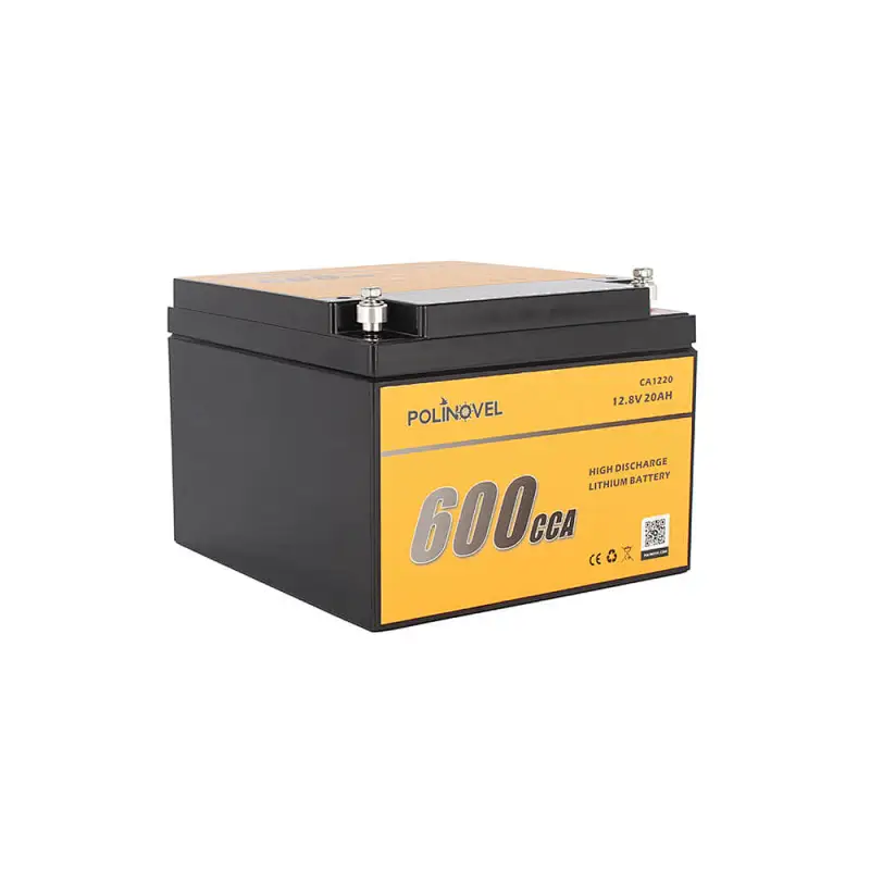 Polinovel 600CCA Lifepo4 12 Volt Audio Car Lithium Ion Battery