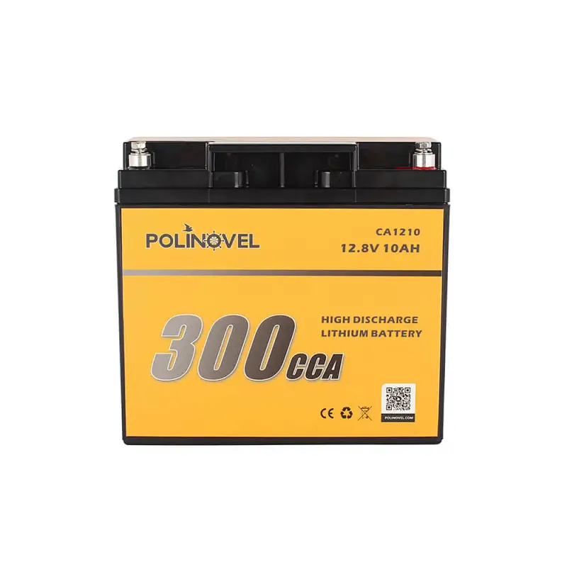 Polinovel 300CCA 12 Volt Battery Iron Phosphate Lithium Motorcycle
