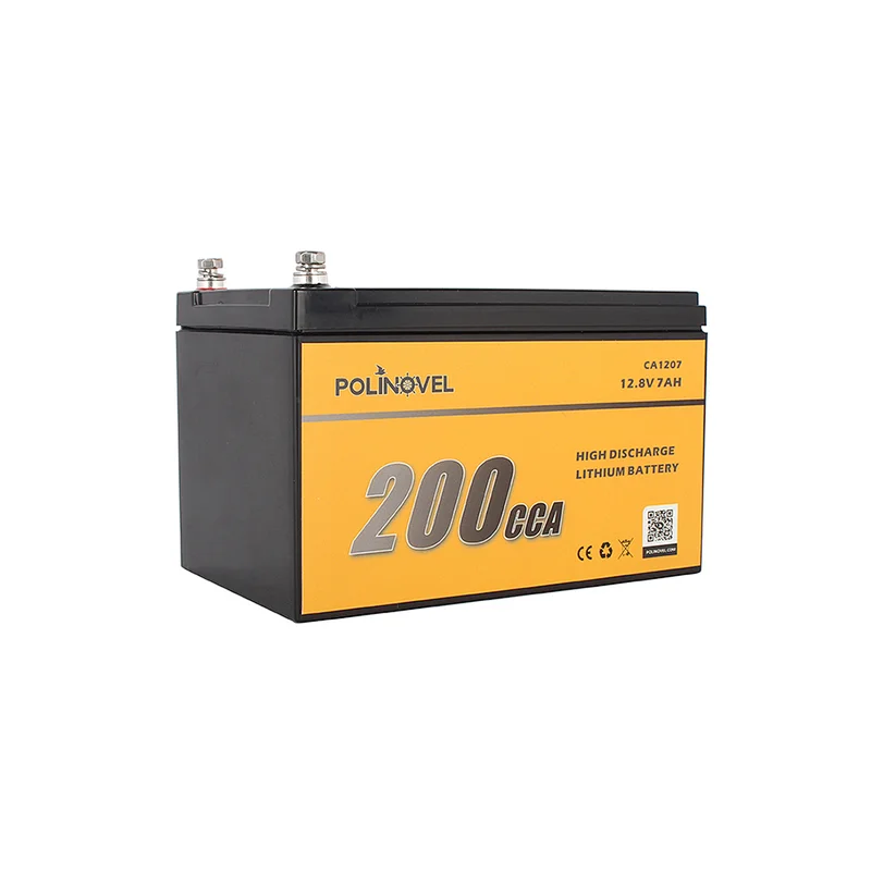 Polinovel 200CCA 12v Ion Small 12 Volt Lithium Iron Phosphate Motorcycle Battery