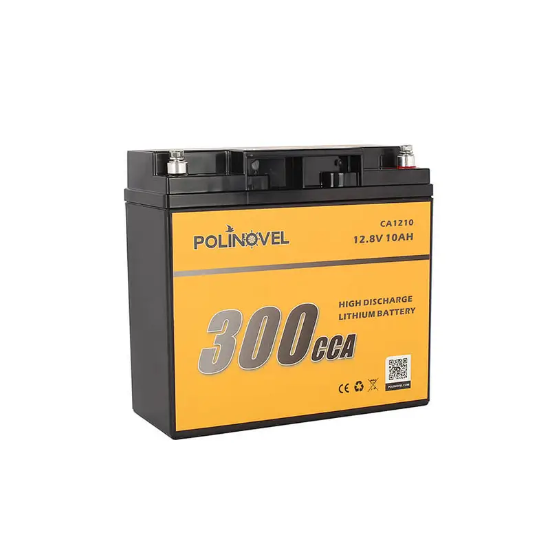 Polinovel 300CCA 12 Volt Battery Iron Phosphate Lithium Motorcycle
