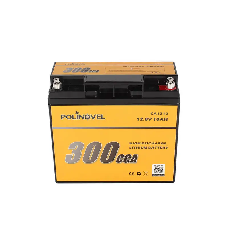Polinovel 300CCA 12 Volt Battery Iron Phosphate Lithium Motorcycle