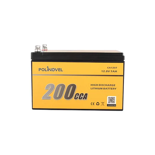Polinovel 200CCA 12v Ion Small 12 Volt Lithium Iron Phosphate Motorcycle Battery