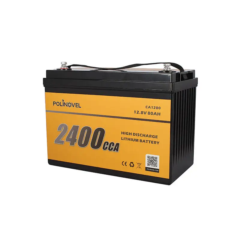 Polinovel 2400CCA Lifepo4 Cranking Car Audio Starter Jumpstarter Ion Lithium Starting Battery