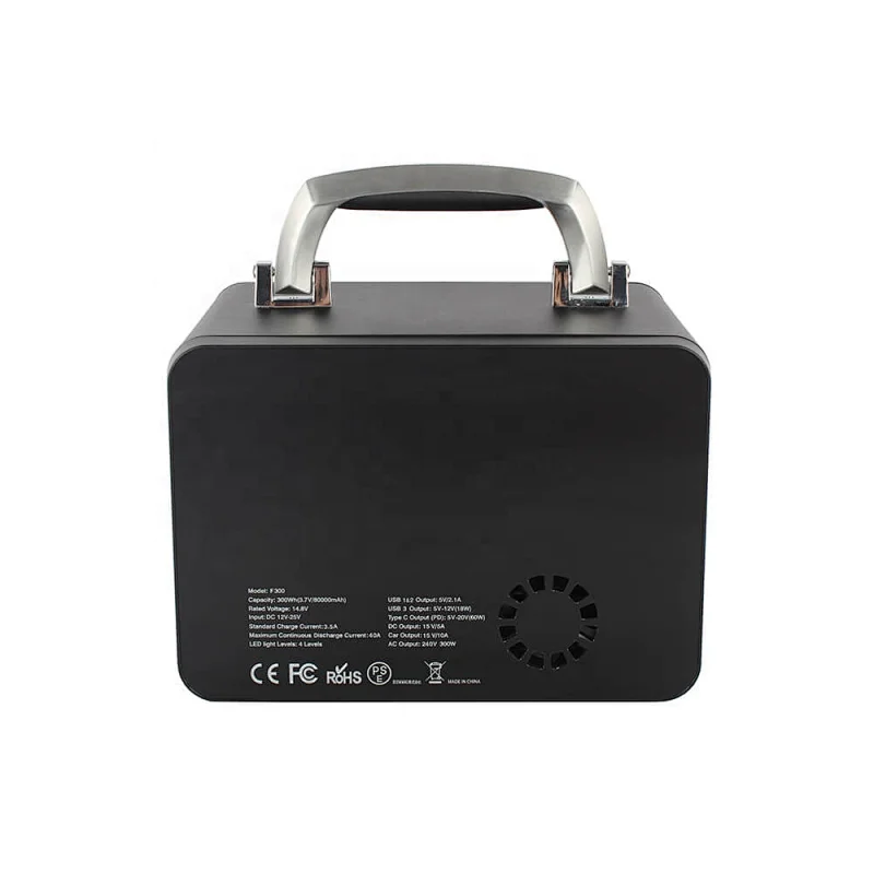 Polinovel Generator Lithium Solar 300wh 220v Battery Ac Dc Usb Supply 110v Energy Storage Portable Power Bank Station