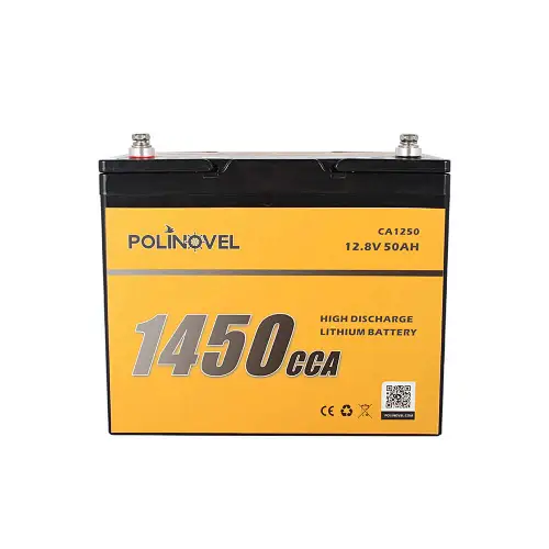 Polinovel 1450CCA Audio Lifepo4 Jump Starter Motorcycle Iron Motorbike Lithium Ion Car Starting Battery