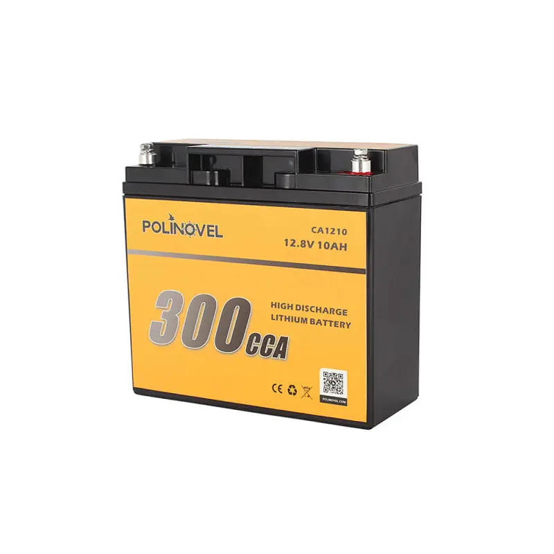 Polinovel 300CCA 12 Volt Battery Iron Phosphate Lithium Motorcycle