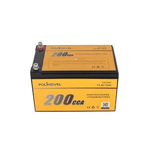 Polinovel 200CCA 12v Ion Small 12 Volt Lithium Iron Phosphate Motorcycle Battery