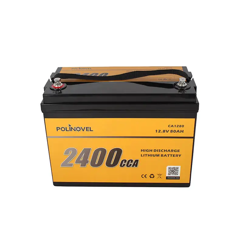 Polinovel 2400CCA Lifepo4 Cranking Car Audio Starter Jumpstarter Ion Lithium Starting Battery