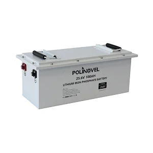 Polinovel 24v 100ah solar RV marine golf cart forklift lifepo4 lithium-ion battery