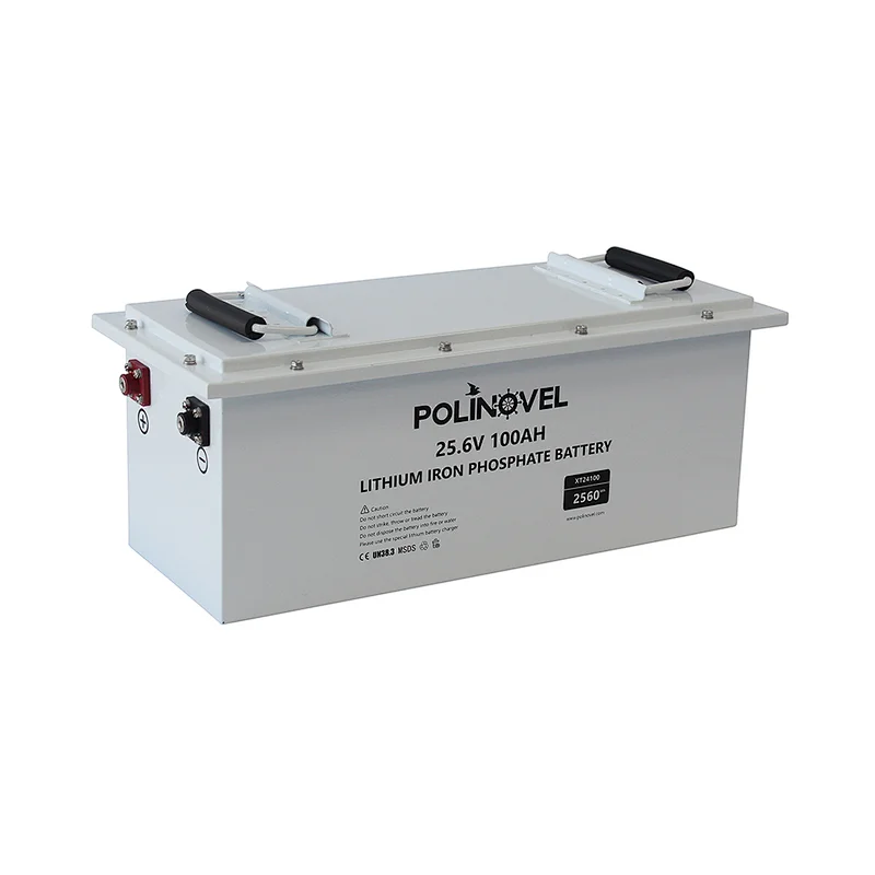 Polinovel 24v 100ah solar RV marine golf cart forklift lifepo4 lithium-ion battery