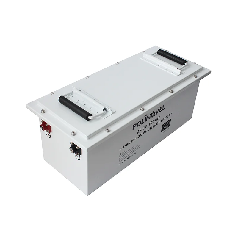 Polinovel 24v 100ah solar RV marine golf cart forklift lifepo4 lithium-ion battery