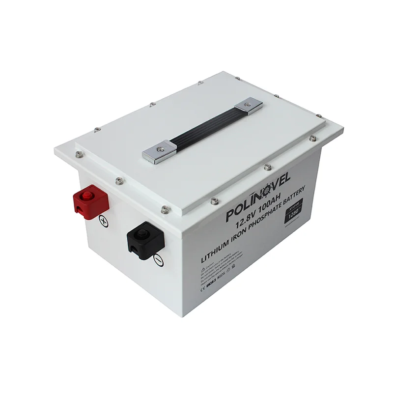 Polinovel most popular 12v 100ah solar leisure rv marine lithium ion lifepo4 battery