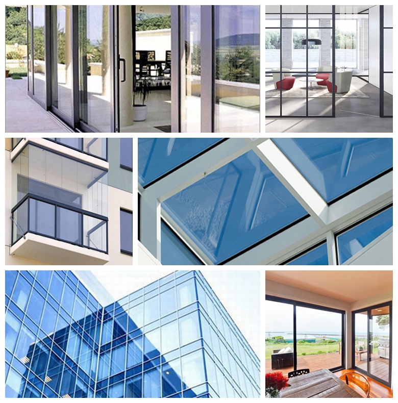 5mm+5mm tempered insulated glass-5mm+5mm clear toughened double glazing