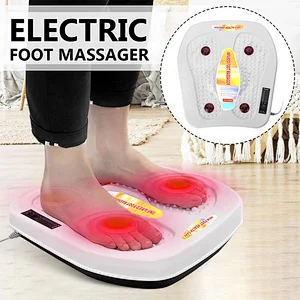 Private Label Feet Relaxation Vibrator Infrared Heating Vibration Quantum Acupuncture Electric Foot Massager
