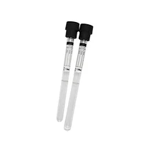 Heißer Verkauf schwarzem Glas Kunststoff Haustier ESR Tube Bluttest Sammlung Röhren für ESR Analyzer