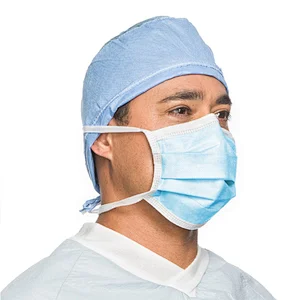 Ready to Ship Disposable Medical 3 ply Non Woven Mask TIE ON TYPE IIR Surgical Disposable Face Mask