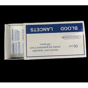 Disposable Sterile Stainless Steel Blood Lancet