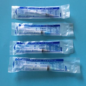 Medical Disposable Syringe 1ml 2ml 3ml 5ml 10ml 20ml 30ml 50ml 60ml 100ml