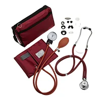 Benutzerdefiniertes manuelles Aneroid-Blutdruckmessgerät Edelstahl Stethoskop