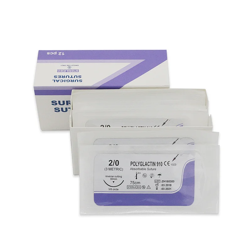 Medical Cheapest Non-absorsable Sterile Nylon Surgical Sutures