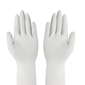 12 Zoll 5 mil Einweg-Haushalts-Industrie-Tattoo-Puder-freie Sicherheits-Nitril-weiße Handschuhe