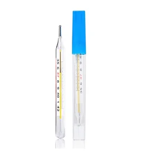 medical portable glass clinic household mercury thermometer