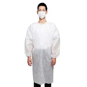 Level 1 level 2 level3 Disposable isolation gown PP+PE waterproof long sleeve apron