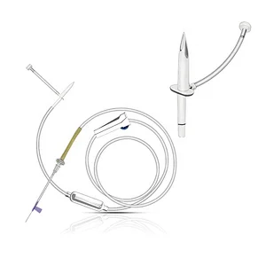 Disposable Sterile Adult and Pediatric I.V. Infusion Set Components With Control For Single Use With Butterfly Needle