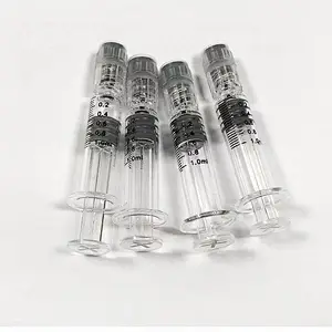 Empty 1ml Glass Oil Tank Sterile Syringe Luer Slip/luer Lock Plastic Syringe
