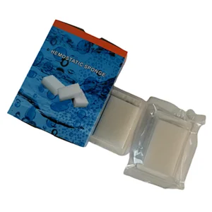 Memostatische resorbeerbare spons Gelatine Medische hemostatische spons