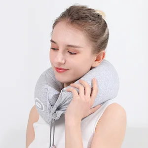 Vibrate Travel Car Home Electric Vibrate Neck Massage Pillow With Vibration