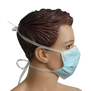 Surgical Face Mask3ply In Stock Non Woven Disposable Medical Face Mask Tie On Hospital Surgical Face Maskss