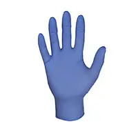 EN455 EN374 CHEMO CE 510k serial disposable blue nitrile pvc blend examination gloves