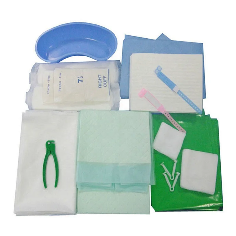 Cer steriles sicheres Baby kundengebundenes sauberes grundlegendes medizinisches normales Einweglieferungs-Set